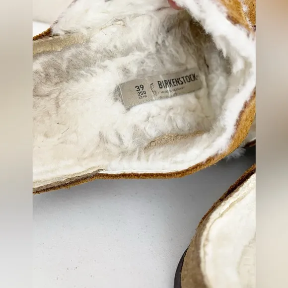 Birkenstock Arizona Shearling Slide Sandal. 8/39