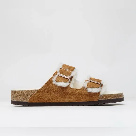 Birkenstock Arizona Shearling Slide Sandal. 8/39