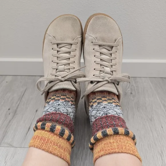 Birkenstock | Bend 'Sandcastle' tan suede monochrome lace-up sneakers | WMS 7