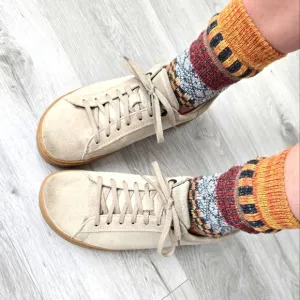 Birkenstock | Bend 'Sandcastle' tan suede monochrome lace-up sneakers | WMS 7