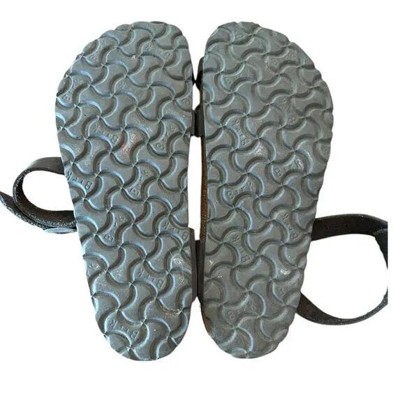 BIRKENSTOCK Black Strappy Birko Flor Women's Sandals Size EU 37, US 6 - 6.5