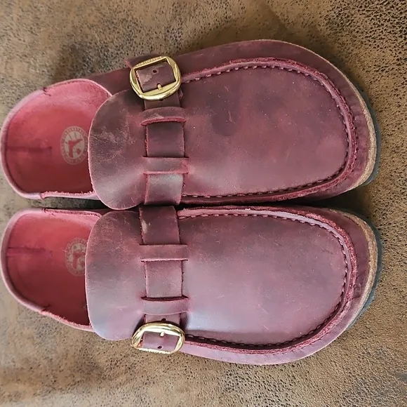 Birkenstock Buckley In Oiled Zinfandel Size 38 (Womens 7)