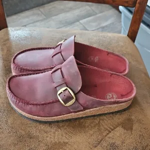 Birkenstock Buckley In Oiled Zinfandel Size 38 (Womens 7)