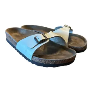 BIRKENSTOCK Ecru Cream Madrid  Birko FlorSandals boho chic EU 38, US 7 - 7.5