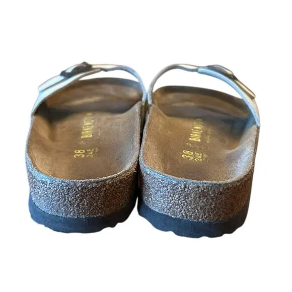 BIRKENSTOCK Ecru Cream Madrid  Birko FlorSandals boho chic EU 38, US 7 - 7.5