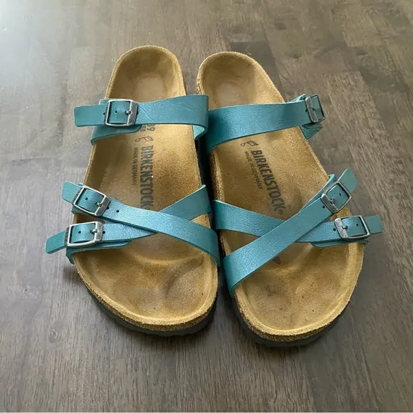 Birkenstock Franca Teal Sandals
