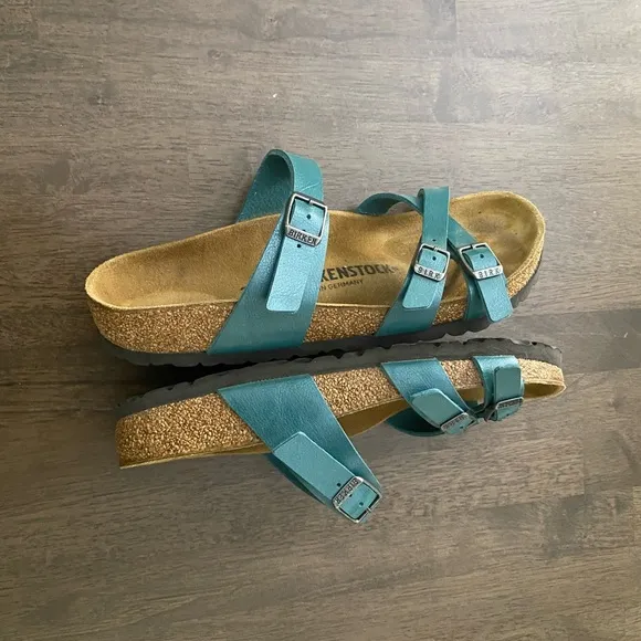 Birkenstock Franca Teal Sandals