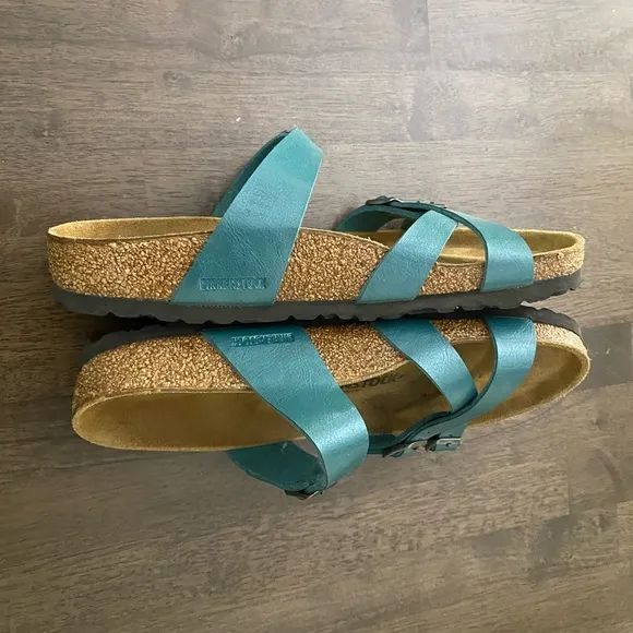 Birkenstock Franca Teal Sandals
