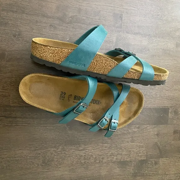 Birkenstock Franca Teal Sandals