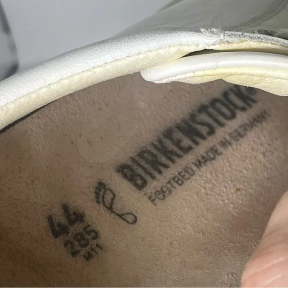 Birkenstock Men's Bend Low Leather Sneakers White Size 44 (Men’s 11)