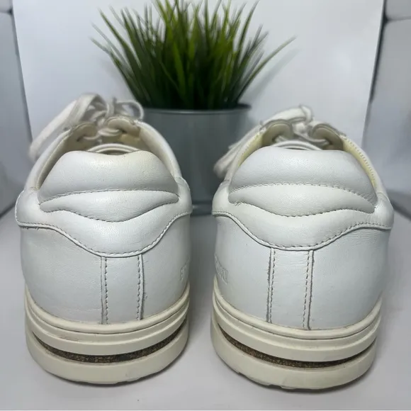 Birkenstock Men's Bend Low Leather Sneakers White Size 44 (Men’s 11)