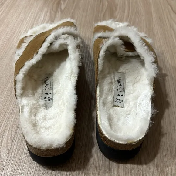Birkenstock papillio Daytona suede platform sandals
