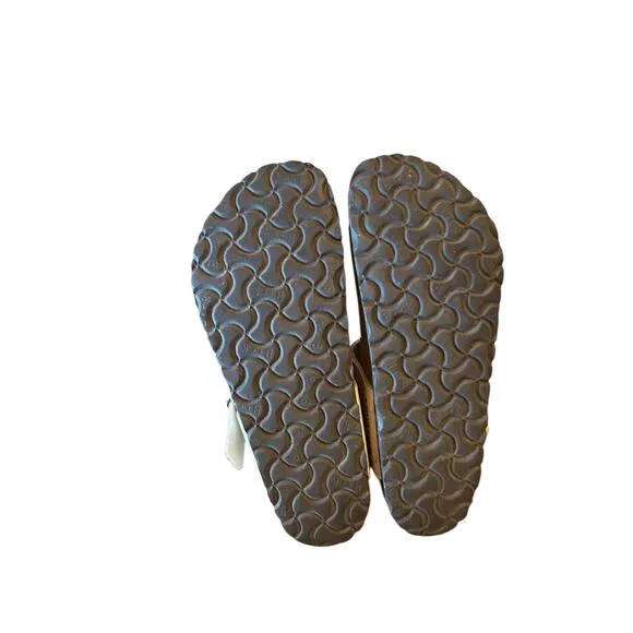 BIRKENSTOCK Pearl White Gizeh Birko-Flor -Women's EU 37 US 6 6.5