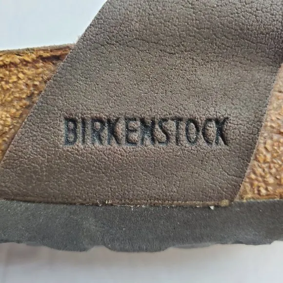 Birkenstock Womens Mayari Toe Loop Sandals Size 39 EU 8 US Brown Leather Summer