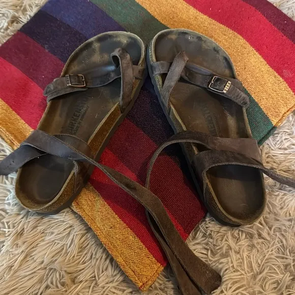 Birkenstocks Women Brown Sandals