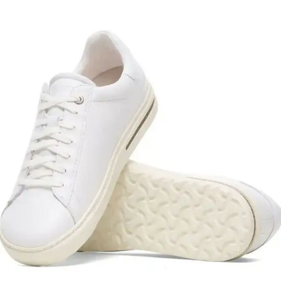 Birkenstock Shoes Bend Low Casual Sneaker White Leather- Size 12 (45) Men’s