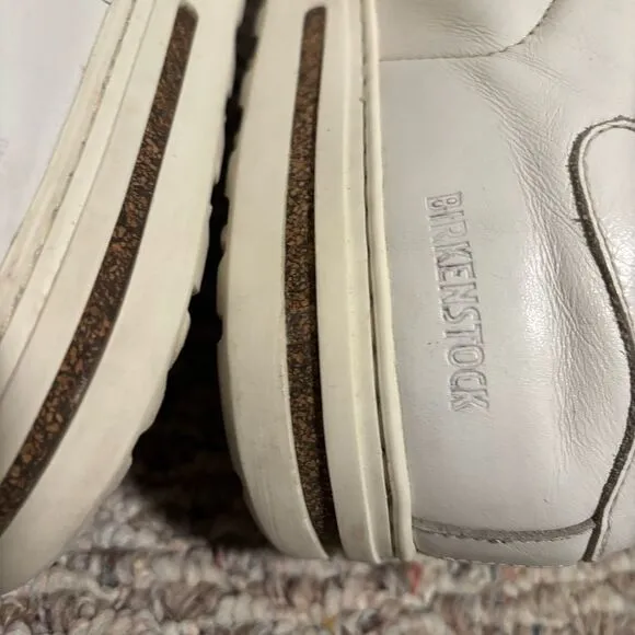 Birkenstock Shoes Bend Low Casual Sneaker White Leather- Size 12 (45) Men’s