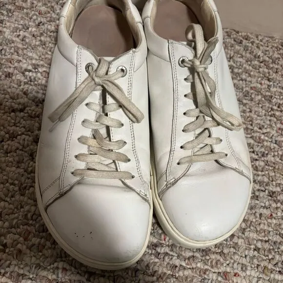 Birkenstock Shoes Bend Low Casual Sneaker White Leather- Size 12 (45) Men’s