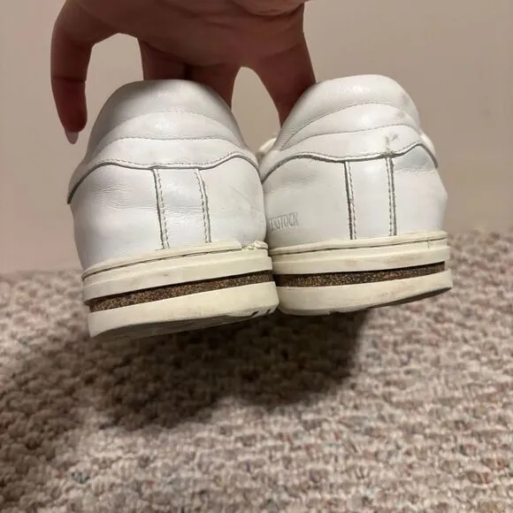 Birkenstock Shoes Bend Low Casual Sneaker White Leather- Size 12 (45) Men’s