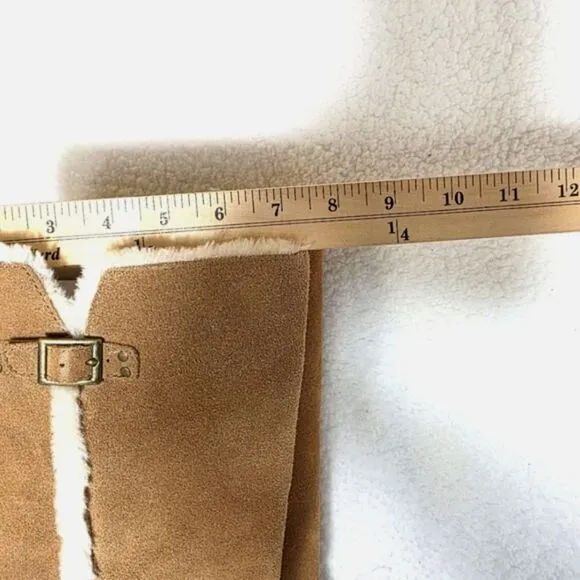 Bjorndal Allison Camel Tan Suede Knee-High Boots Size 11