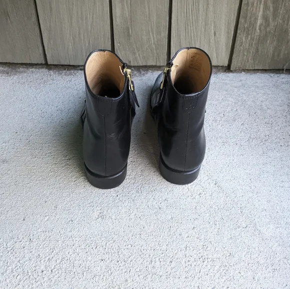 Black and Silver Ankle Boots