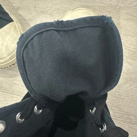 Black Balenciaga Distressed High-Top Men’s  Sneakers