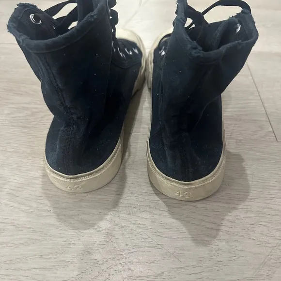 Black Balenciaga Distressed High-Top Men’s  Sneakers