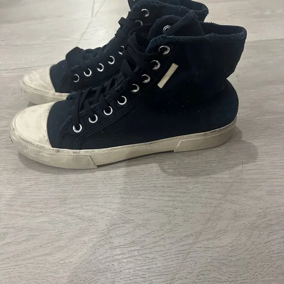 Black Balenciaga Distressed High-Top Men’s  Sneakers