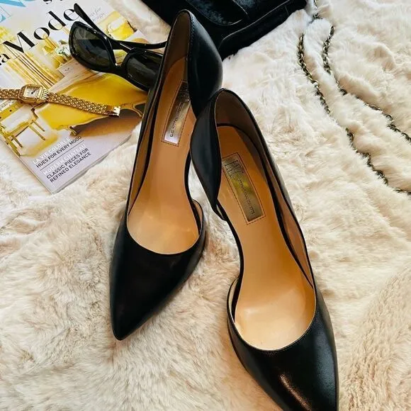 ♥️ Black Stiletto d’Orsay Heels/Shoes, size 8.5