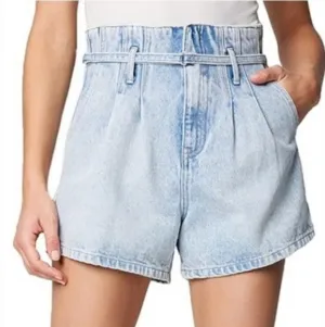 Blank NYC NWT Short Payback High waisted pleated Shorts with belt.