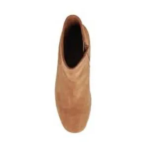 Blonde EUC Tan Suede Women's Ankle Boots, Size 7