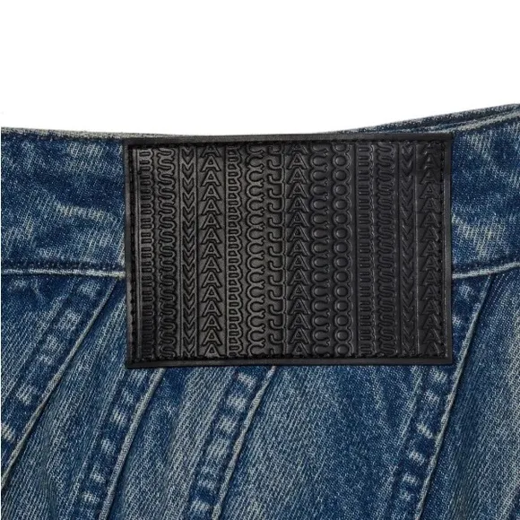 Blue Denim Midi Skirt