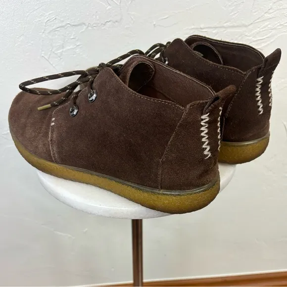 BLUPRINT Men's Indio Desert Suede Chukka Boot Shoe Brown Leather‎ Lace Up Sz 10
