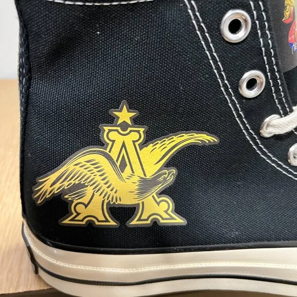 BNWoT CTAS 70 Hi Ltd Ed Custom Anheuser-Busch Gold Logo KICKS (6M/8W) Converse ☆