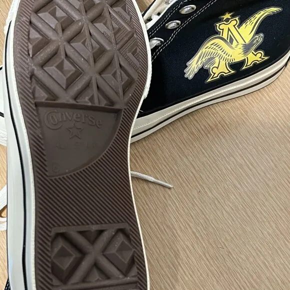 BNWoT CTAS 70 Hi Ltd Ed Custom Anheuser-Busch Gold Logo KICKS (6M/8W) Converse ☆