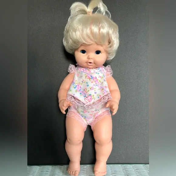 boots Tyner Sugar Britches bisque Life size/weight baby doll christening dress