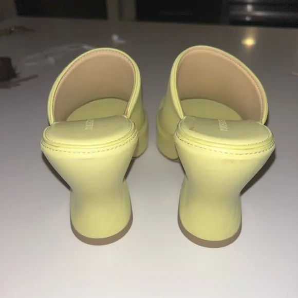 Bottega Veneta Women's Yellow Platform Mules