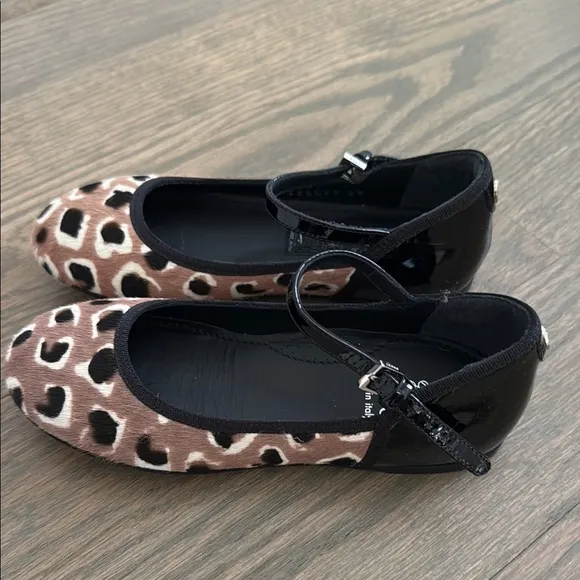 Brand New! Gucci Brown Leopard Print Girls Shoes