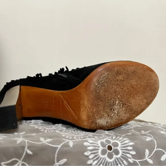 Brian Atwood Black Ankle Boots Chic Mobwife