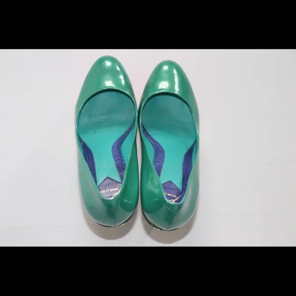 Brian Atwood Leonida Colorblock Heels Sz 7.5