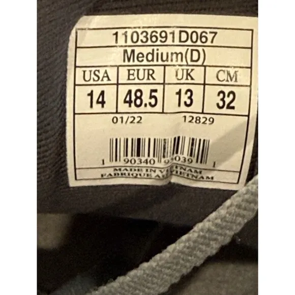 Brooks Ghost 14 Men’s Size 14 D 1103691D067 Alloy Oyster Gray Running Shoes