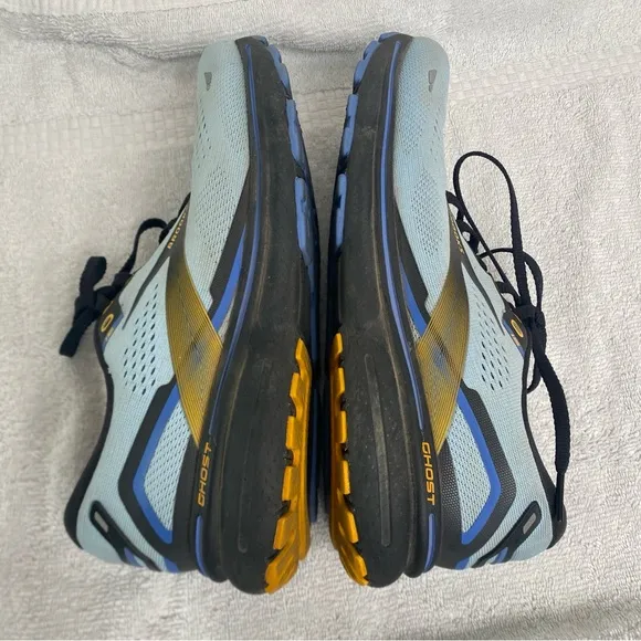 Brooks Ghost 15 Mens Size 9 Light Blue  Running Jogging Shoes Sneaker Active