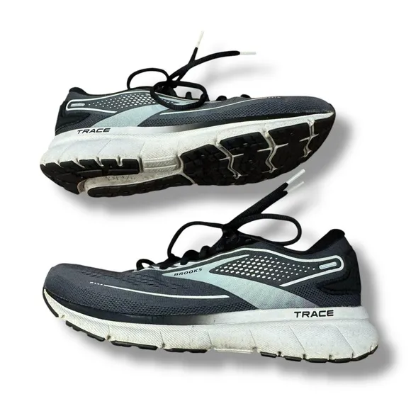 Brooks Trace 2 Running Shoes Gray Sneaker Workout 1203751D016 Wide Women’s 8.5D