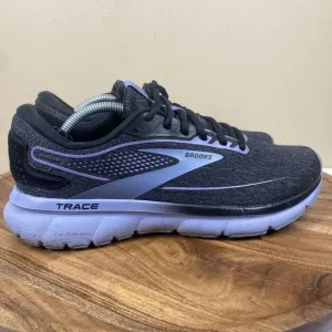 Brooks Trace 2 Womens Black And Purple Size 9 B Athletic Running Shoes