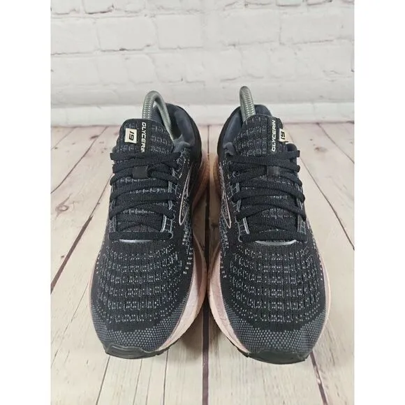 Brooks Womens Glycerin GTS 19  Athletic Running Shoes Sneakers Size 8.5
