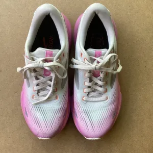 Brooks Women's Pink and White Running Shoes, size 7