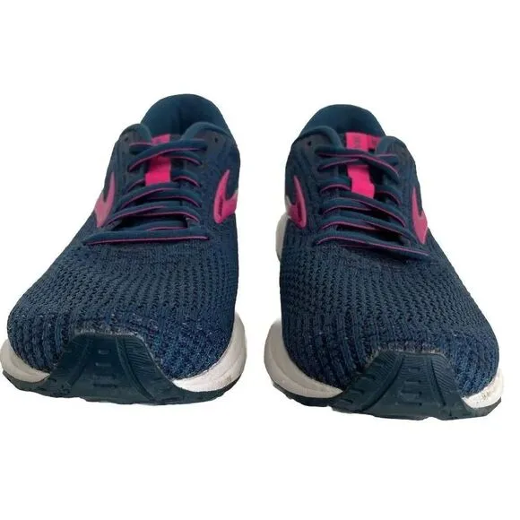 Brooks Womens Revel 3 1203021B490 Blue Pink Running Shoes Sneakers Size 10 B