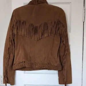 Brown Suede Fringe Jacket
