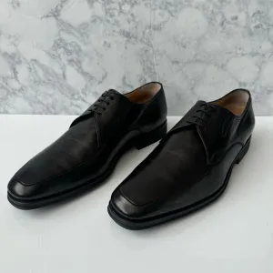 Bruno Magli Ranuncolo Men's Black Leather Lace Up Derby Shoes Size 10.5 M