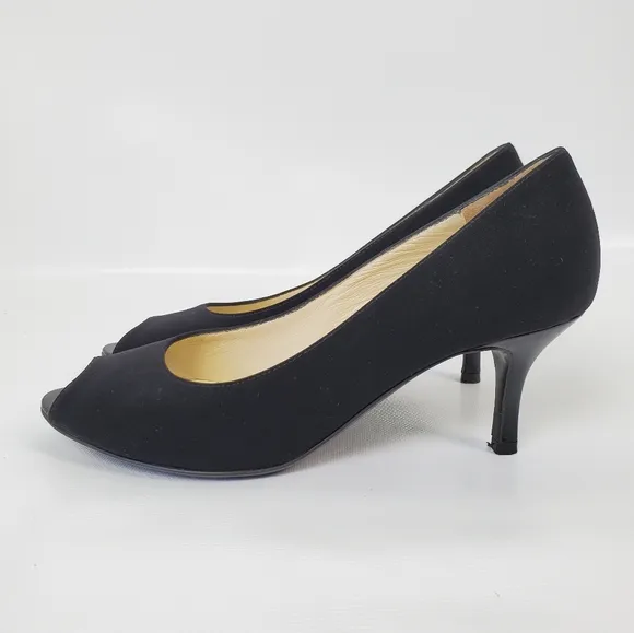 Bruno Nagli Italian Dedigner Peep Toe Heels Pumps